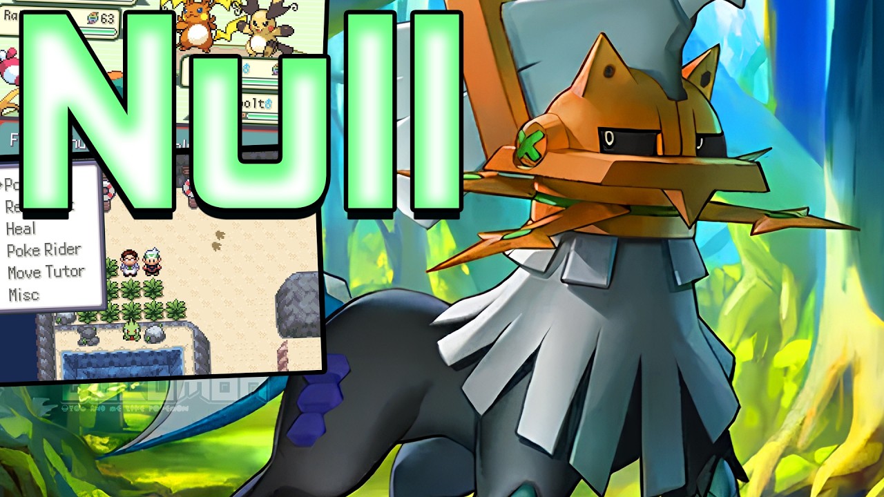 Pokemon Null - Nuzlocke GBA ROM Hack, 275 созданных вручную сражений с тренерами, доработанные ка...