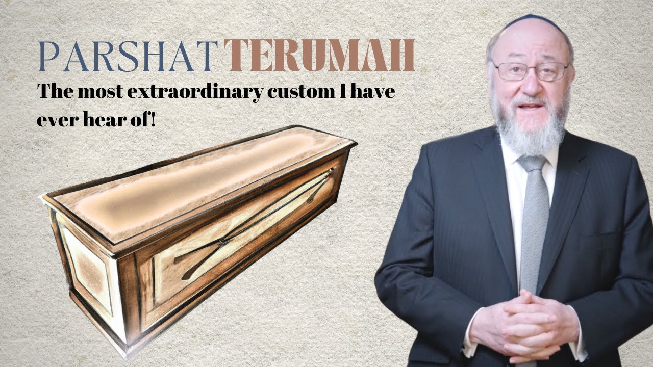 Terumah: The most extraordinary custom I have ever heard of!