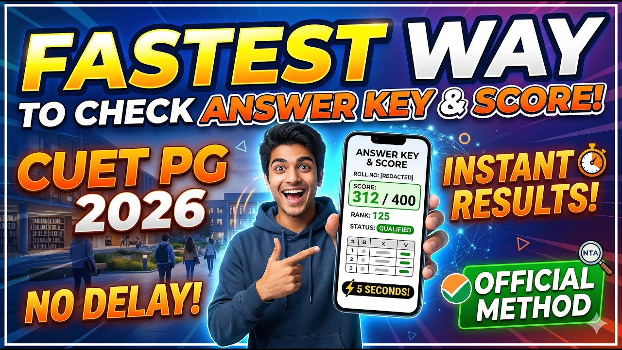 CORRECT WAY TO CHECK CUET PG ANSWER KEY!!!