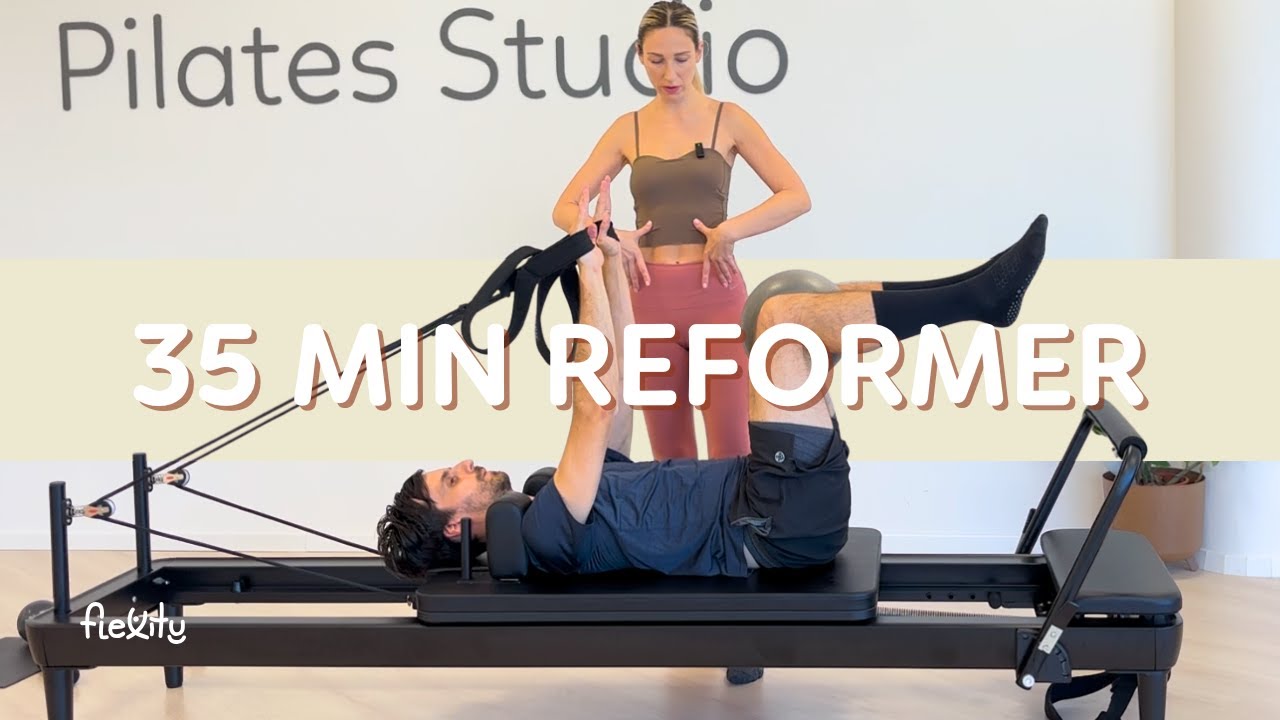 Pilates Reformer Workout for Beginners with Props, 35 min by Millie | Pilates Pulse by Flexity