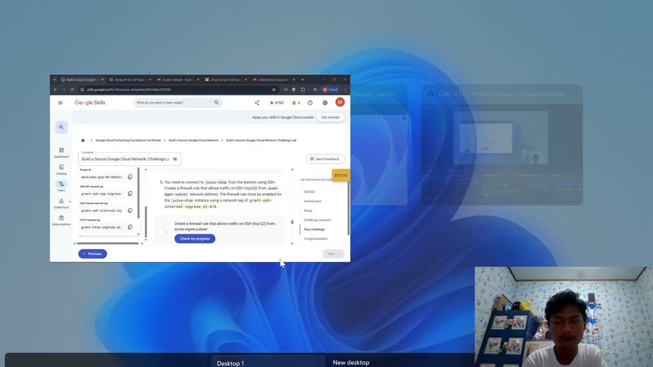 Build a Secure Google Cloud Network: Challenge Lab