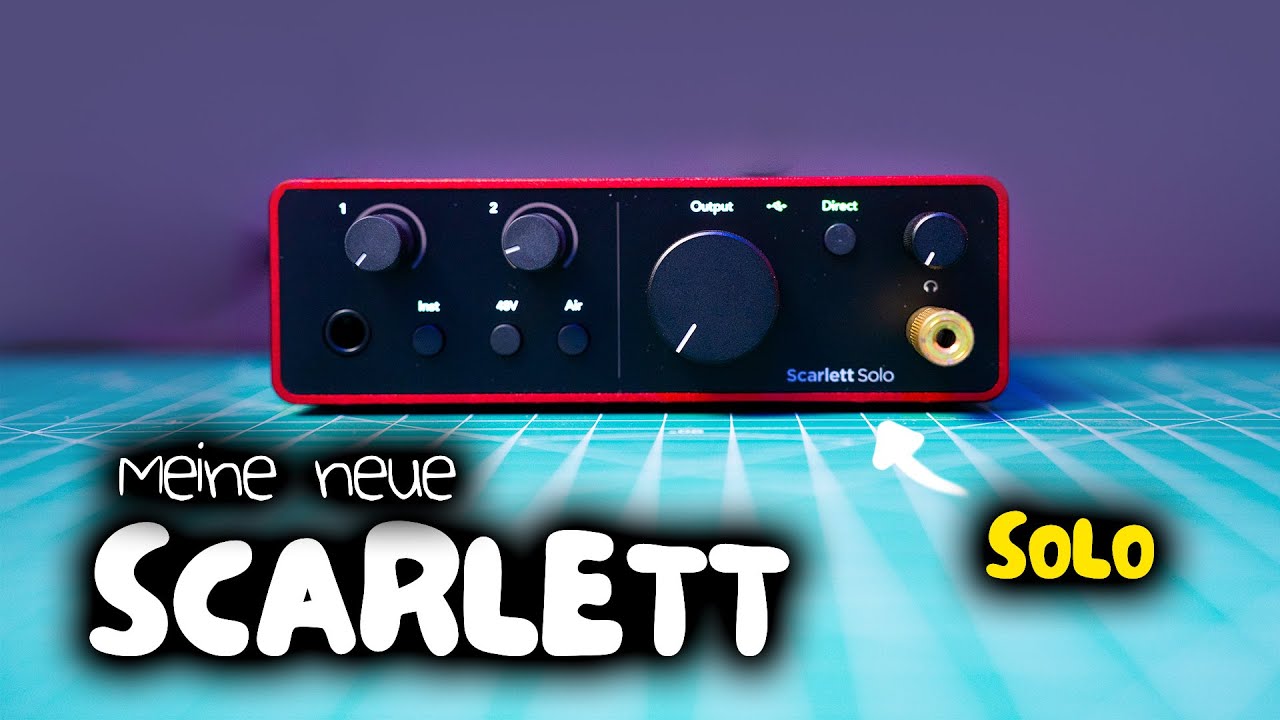 Focusrite Scarlett Solo 4th gen  Review (99,9% Zufrieden)
