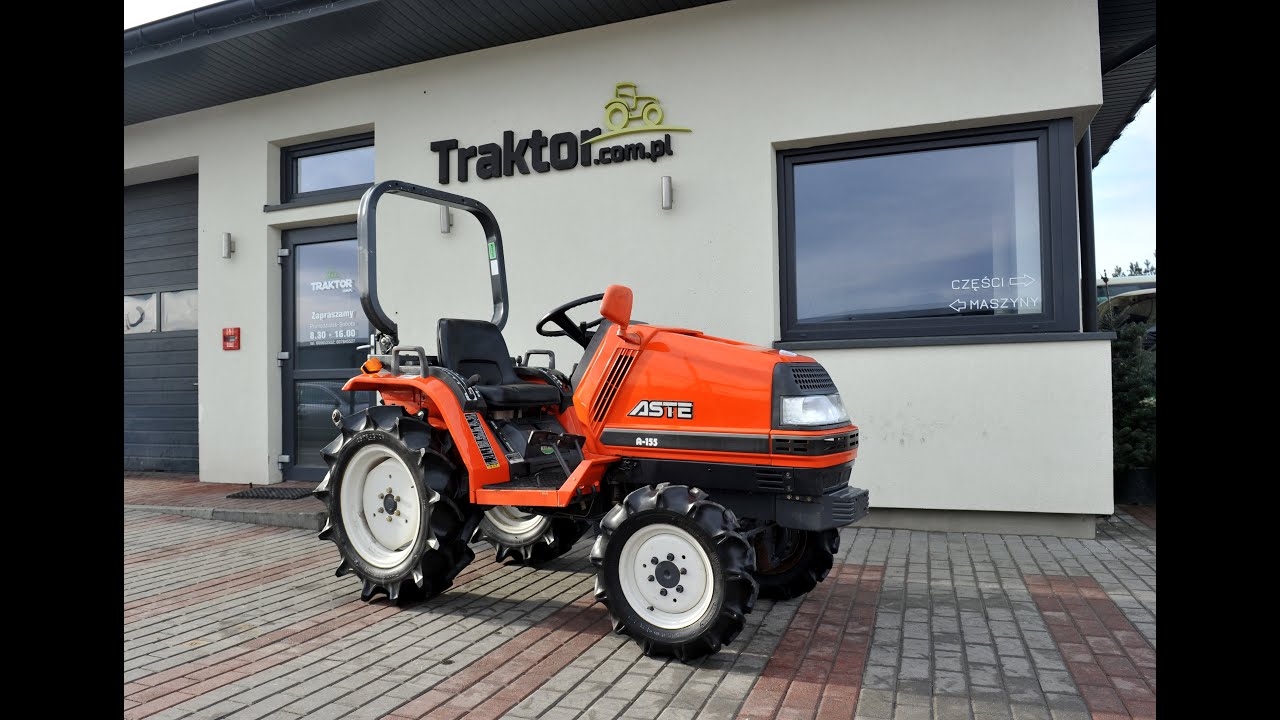 Kubota ASTE A-155 4x4 15KM japoński mini ciągnik www.TRAKTOR.COM.PL