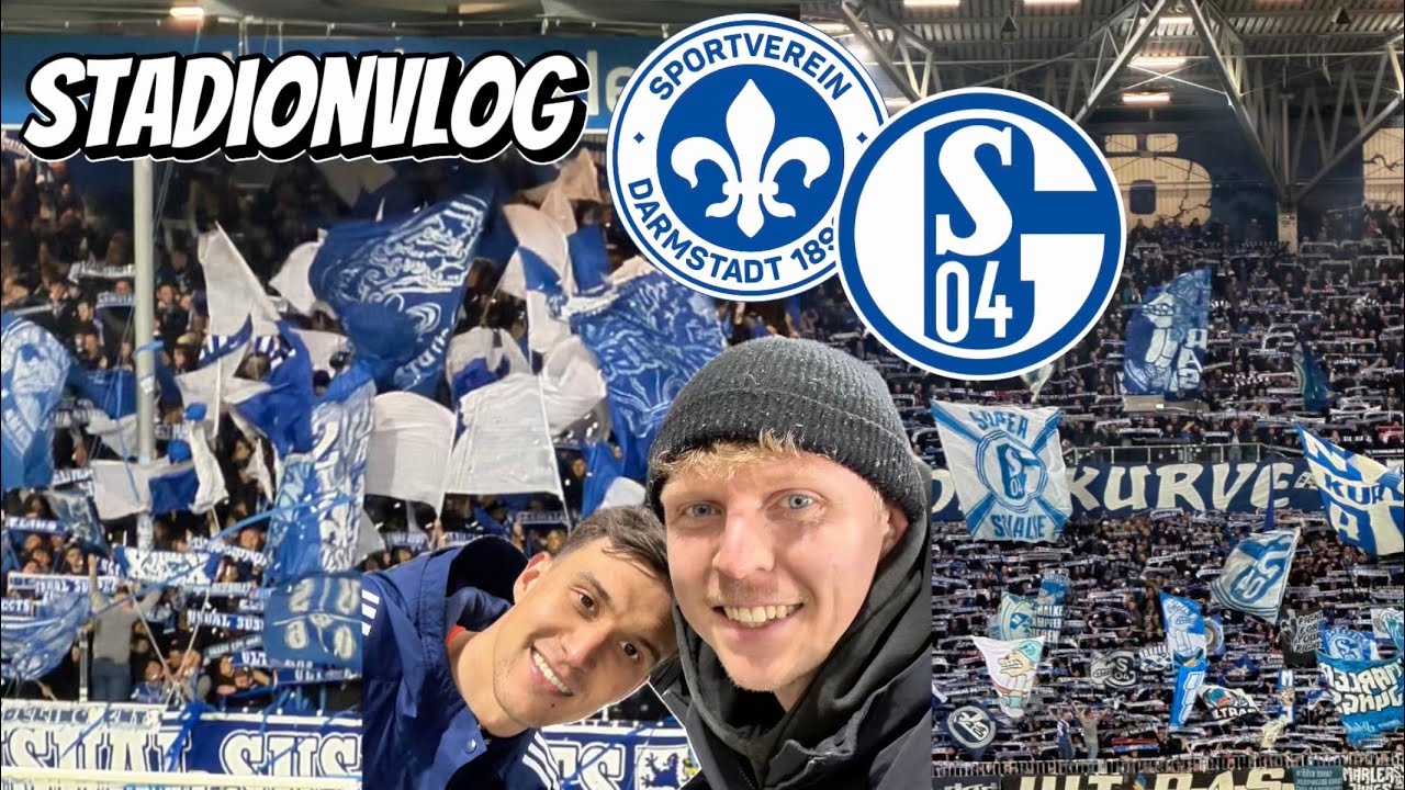 Schalke-Invasion in Darmstadt! 🔥 SV Darmstadt 98 vs Schalke 04 | Stadionvlog! 🏟️