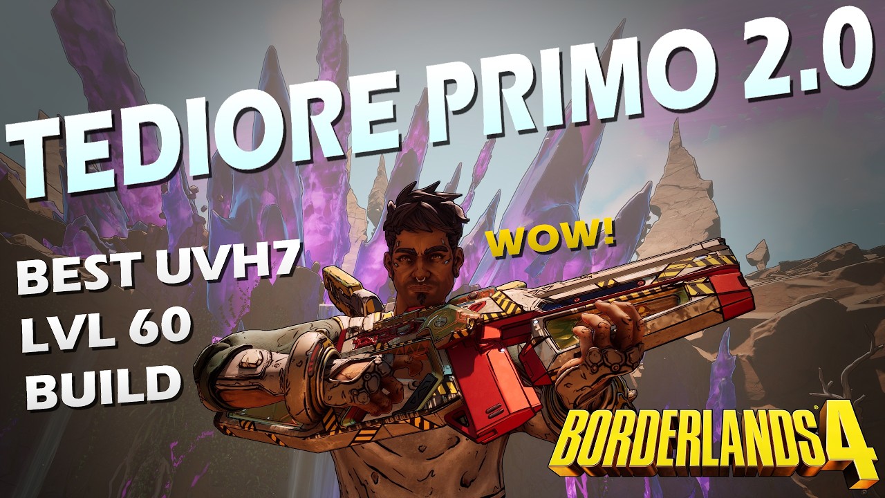 Tediore Primo Rafa 2.0 | Best UVH7 Level 60 Tediore Rafa Build | Borderlands 4 Endgame Guide