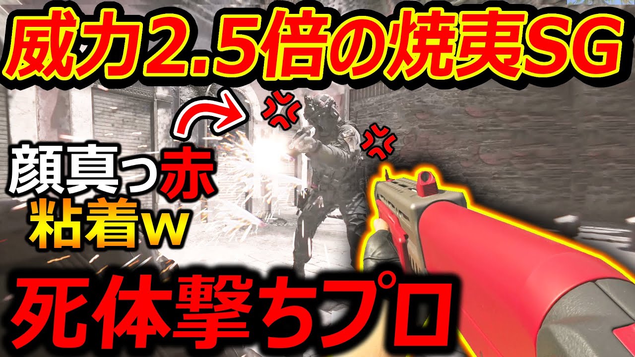【これぞ!CoD神ゲー!!】威力2.5倍になる焼夷SG使ったら、顔真っ赤で死体撃ち 粘着するプロが居た件ww【実況者ジャンヌ】