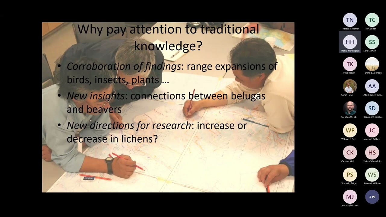Traditional Ecological Knowledge Seminar Series - Academic Engagement with Indigenous Knowledge