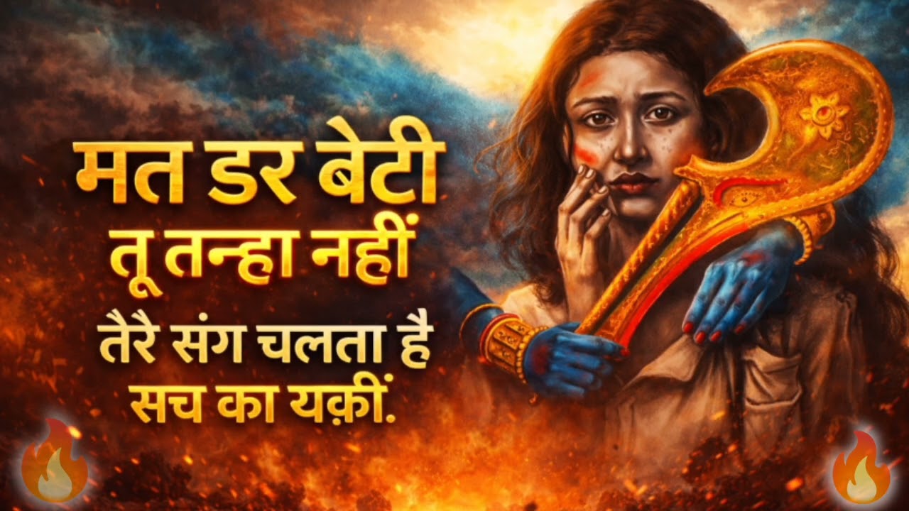 मत डर बेटी, तू तन्हा नहीं | Emotional Hindi Song | Justice & Strength | New Audio Song/#viral #song
