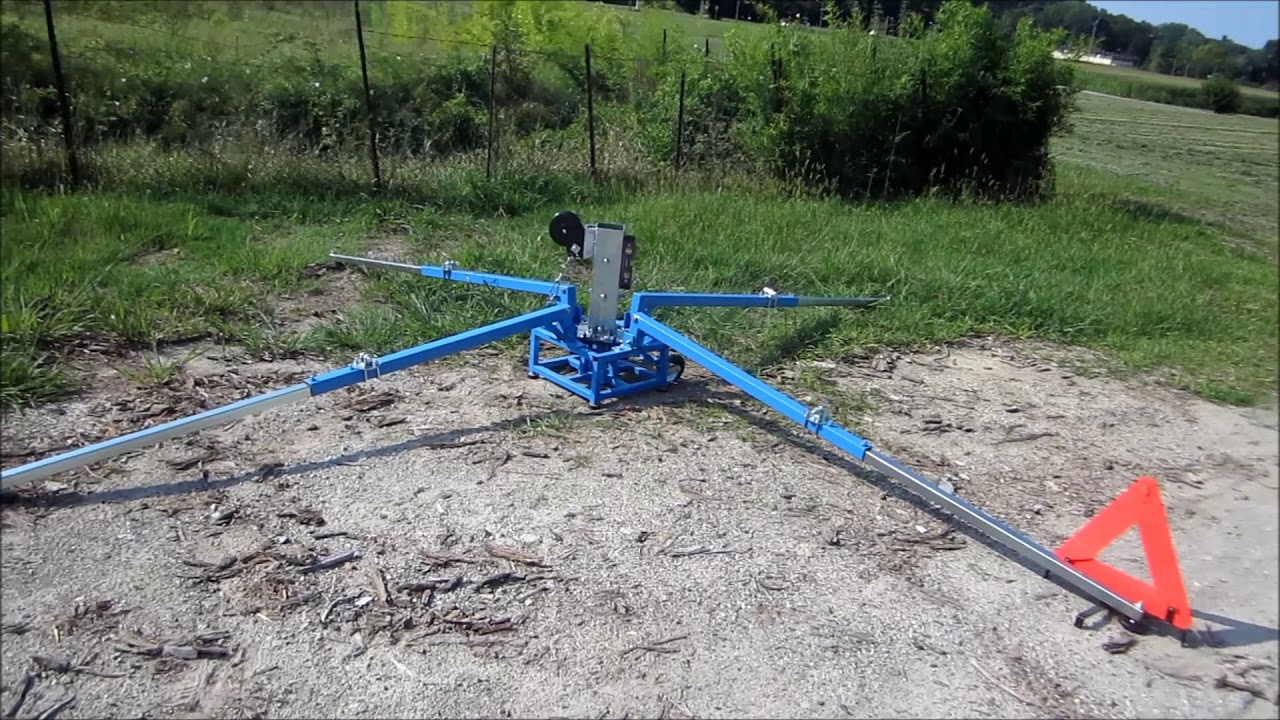 CRANK-UP PORTABLE ANTENNA TOWER - PART ONE/PALO CARRELLATO PORTATILE PARTE PRIMA