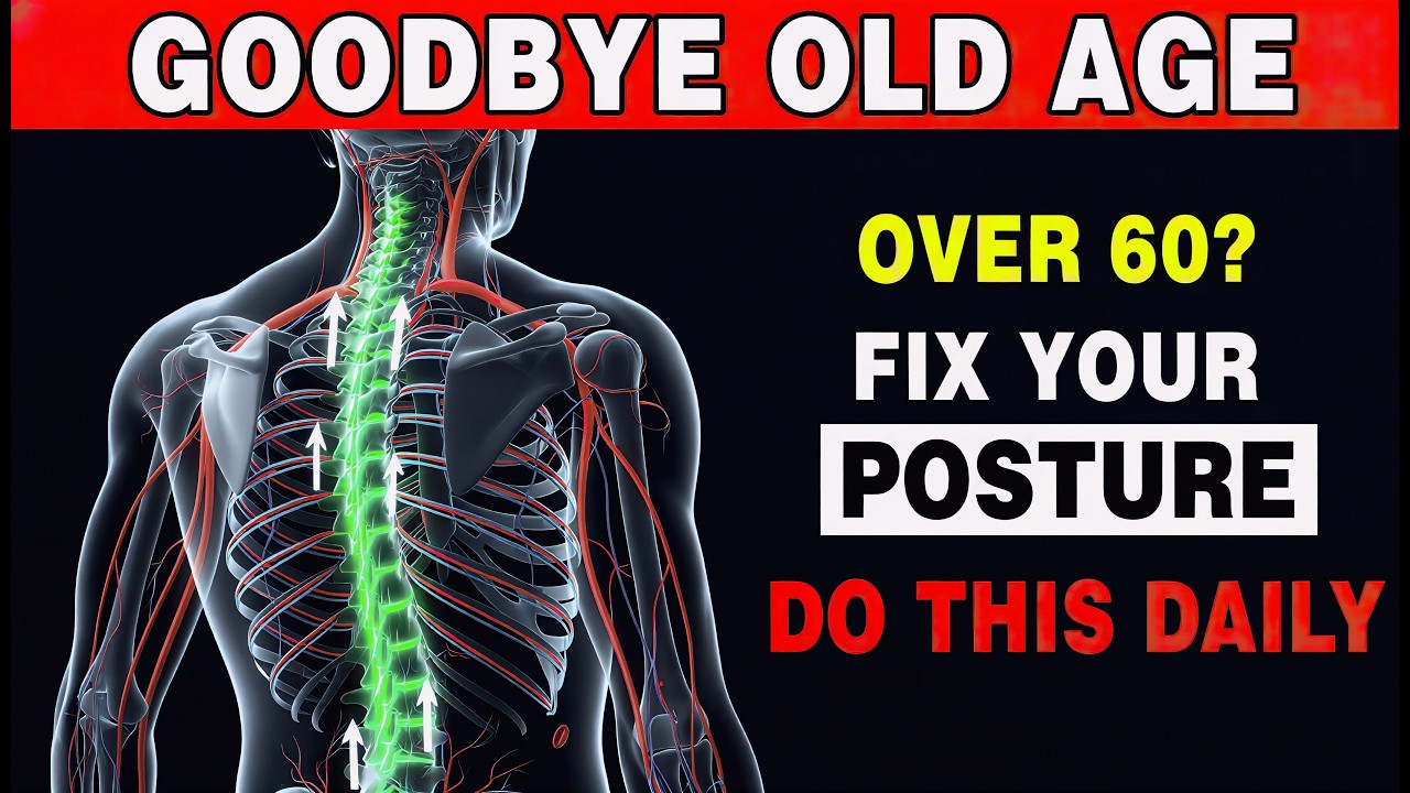 Over 60? Fix Your Posture Naturally | Scientific Posture Correction Exercises for Seniors
