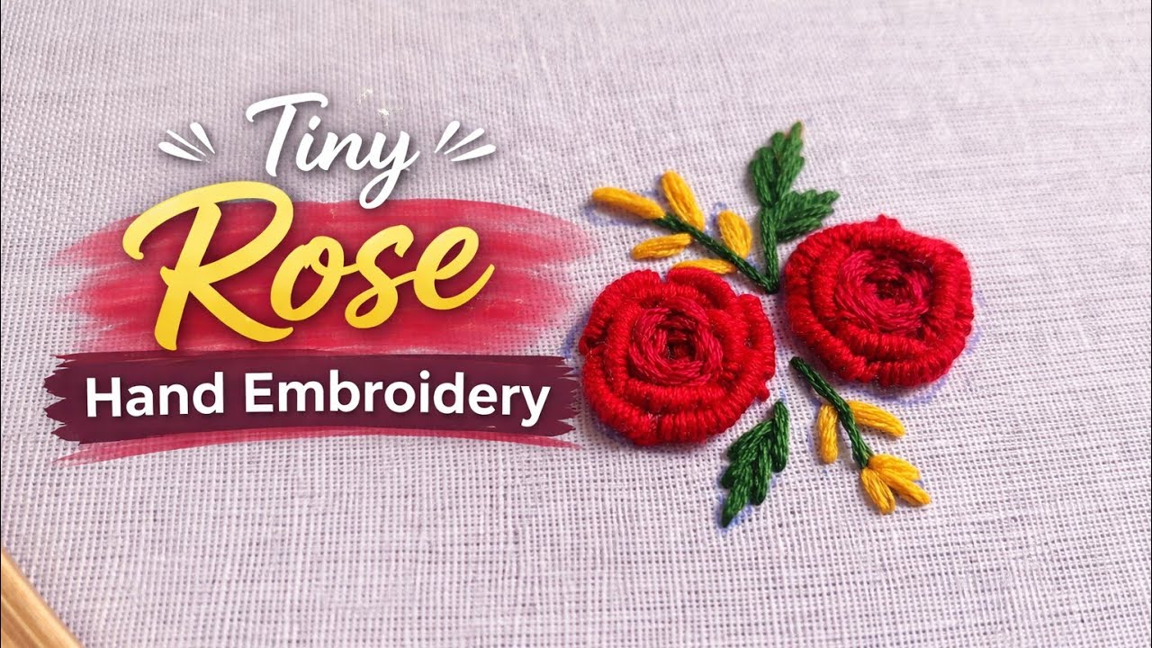 A Rose Made of Thread 🌹✨Soft Stitches, Sweet RoseWhen Thread Turns into a Rose 🌸