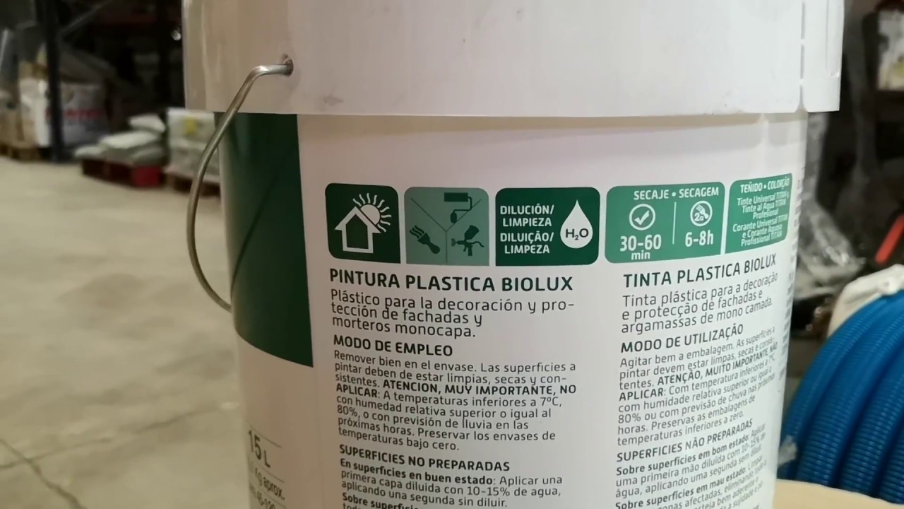 PINTURA TITAN BIOLUX CALIDAD EXTRA. 15L / 23,7KG APROX