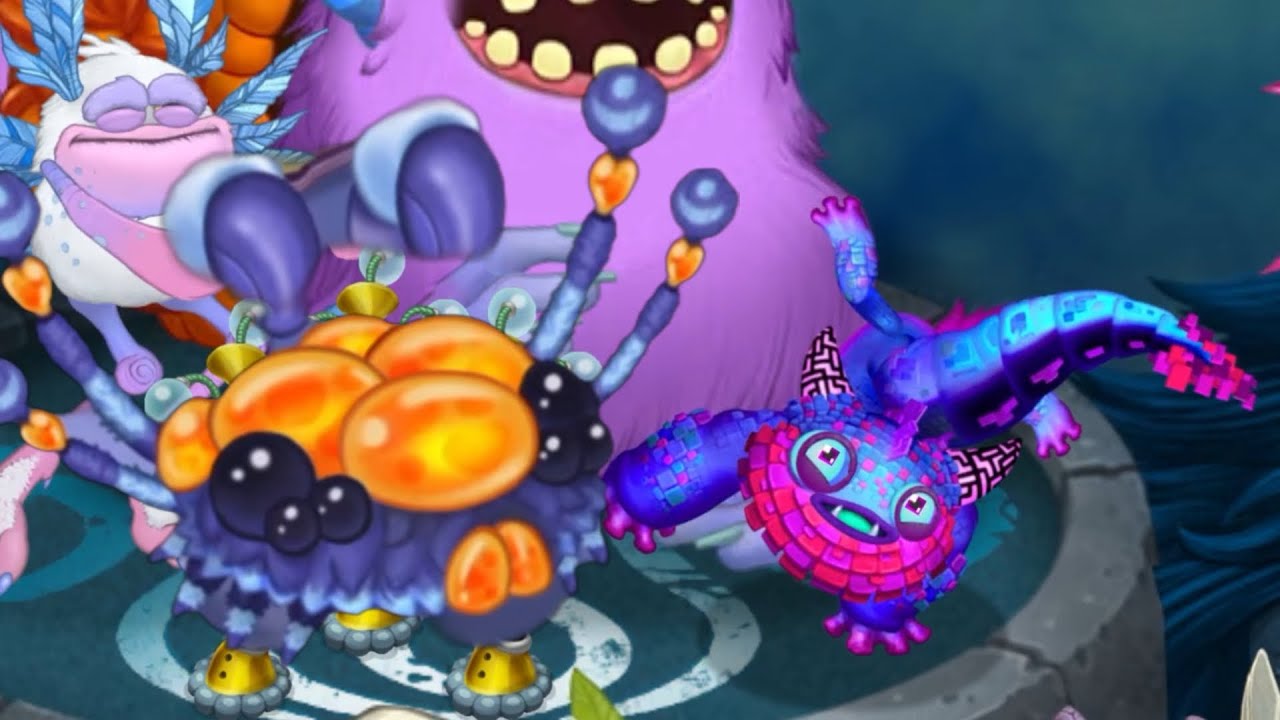 Пополнение коллекций 🙃 Концовочку зацените😁 #mysingingmonsters #msm #мсм #моипоющиемонстры #топ #🔥 