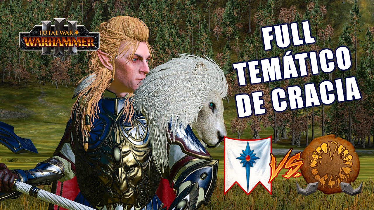 CRACIA SE ALZA EN ARMAS 🧙‍♀️ ALTOS ELFOS vs REINOS OGROS 🍖 TOTAL WAR WARHAMMER 3 BATALLAS ONLINE