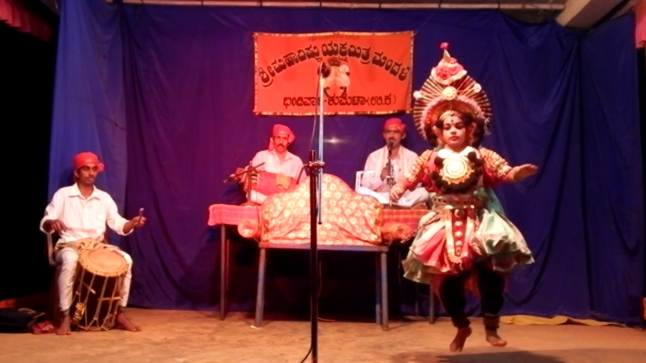 Yakshagana balagopala by a child artist Pavan Hosmane