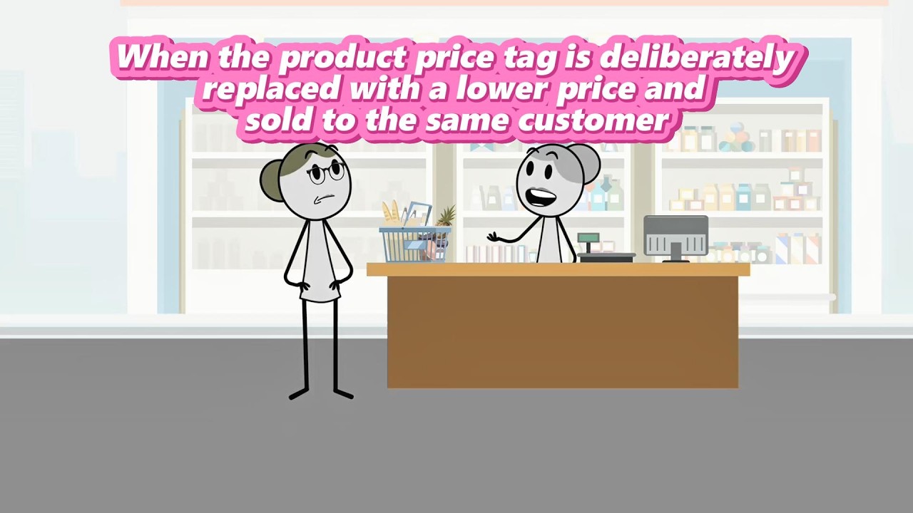 (FULL STORIES) The product price tag is replaced with a lower price and sold to the same customer