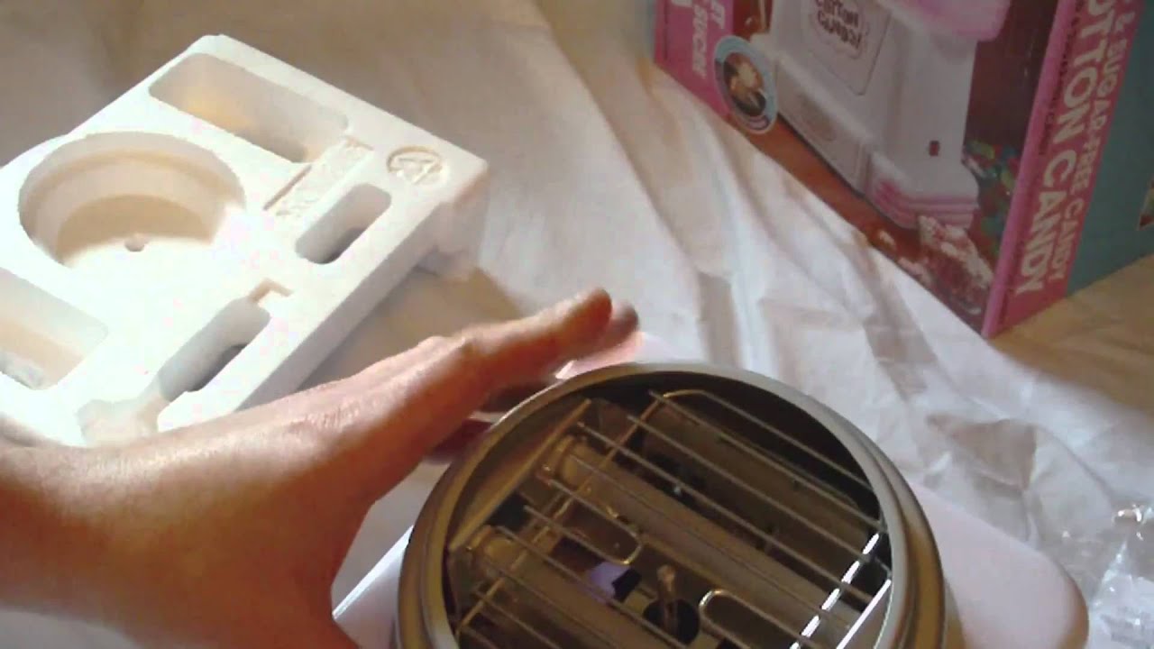 Nostalgia Hard and Sugar Free Cotton Candy Maker Unboxing