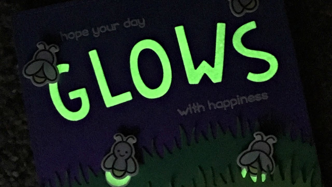 Intro to Glow-in-the-Dark Embossing Powder + Little Fireflies + Lights Out