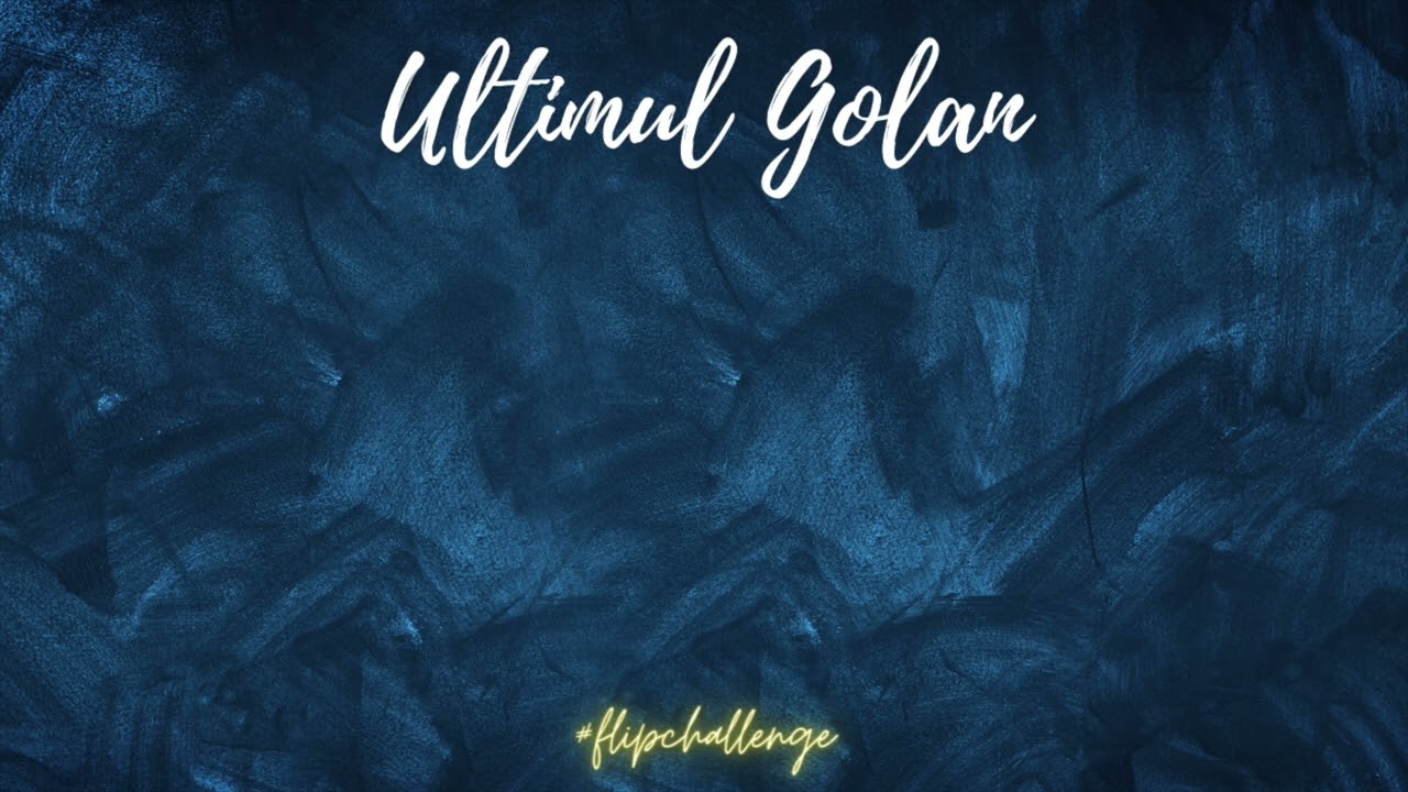 Stantin Beats - Ultimul Golan #flipchallenge
