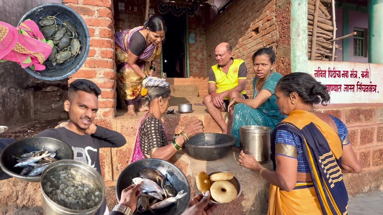 कोकणातील गावचा शिमगा | आई सोबत मच्छी विकाय फिरलो व आमच्या गाववाल्यांची मोठ्या होम ची तय्यारी । होळी 