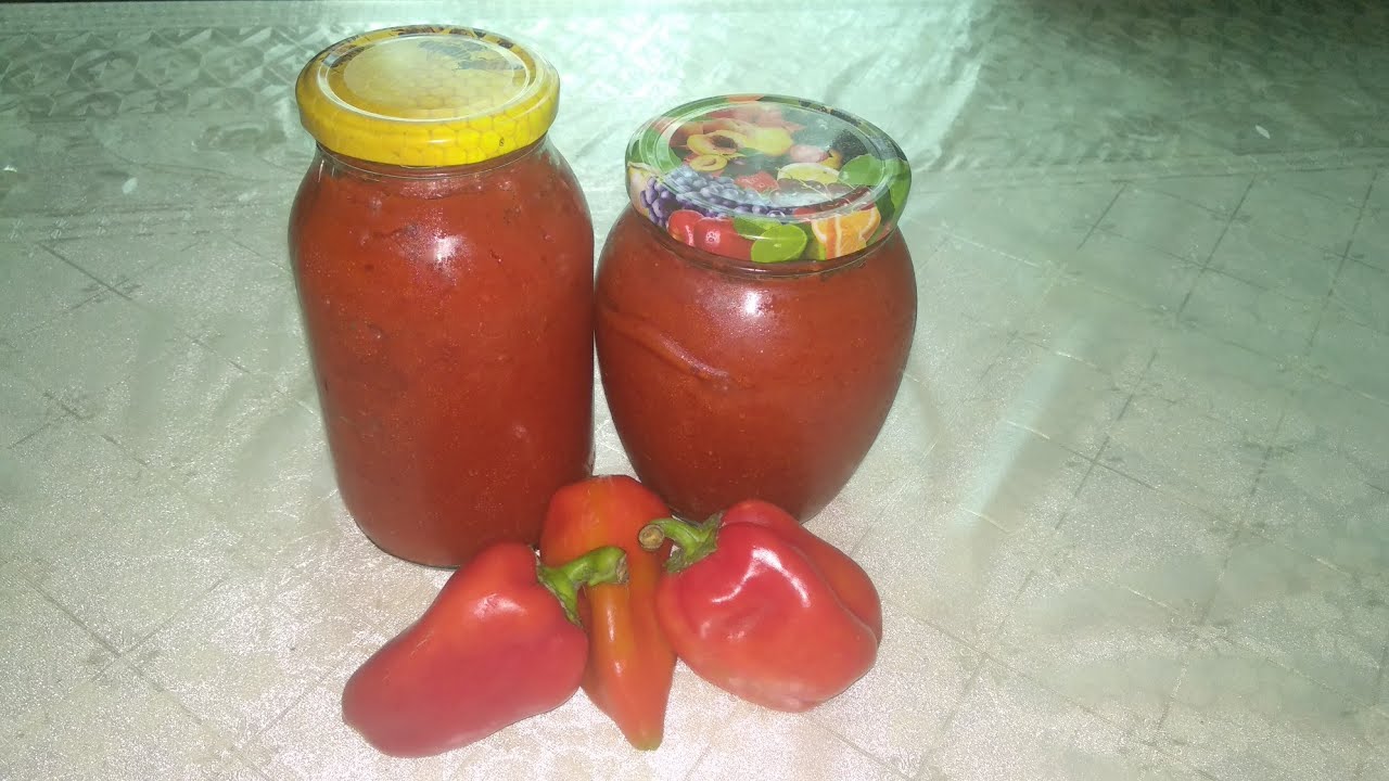 Qırmızı bibər tomatının hazırlanması (salça)👌✨