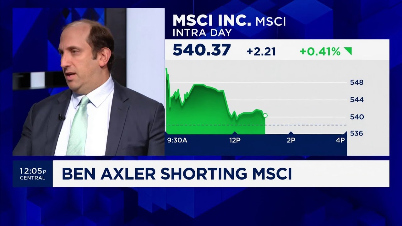 Here's why short-seller Spruce Point Capital is betting against MSCI