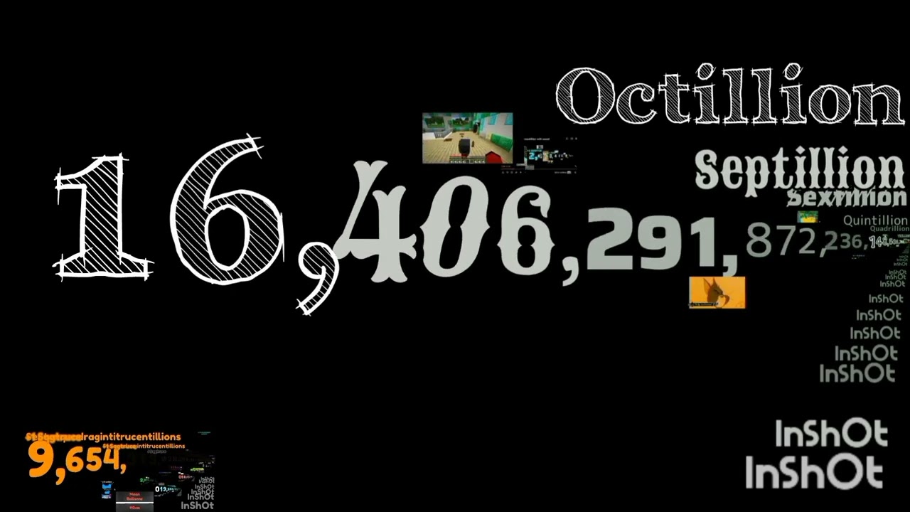1 To 1 Centillion With Sounds (9/100 Nonillion)