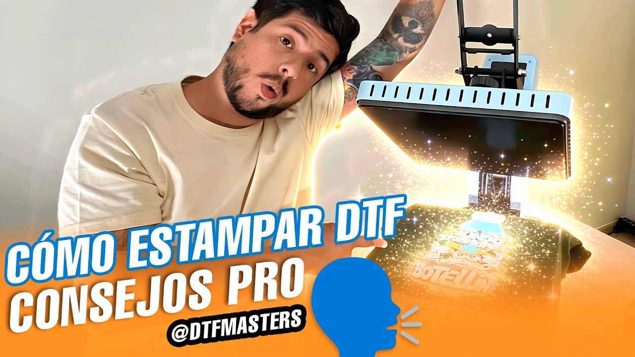 Cómo estampar DTF correctamente y evitar que se despegue | Guía paso a paso