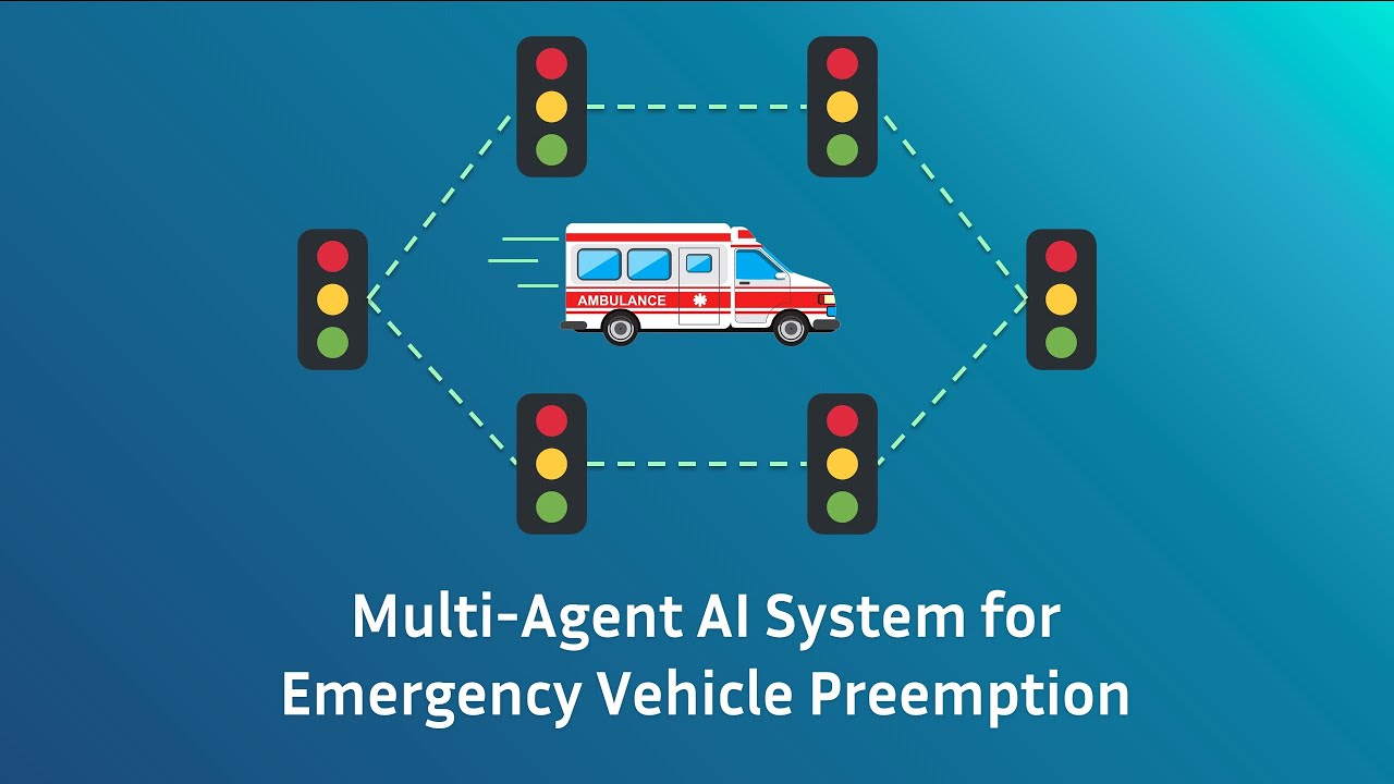 Multi-Agent AI System for Emergency Vehicle Preemption