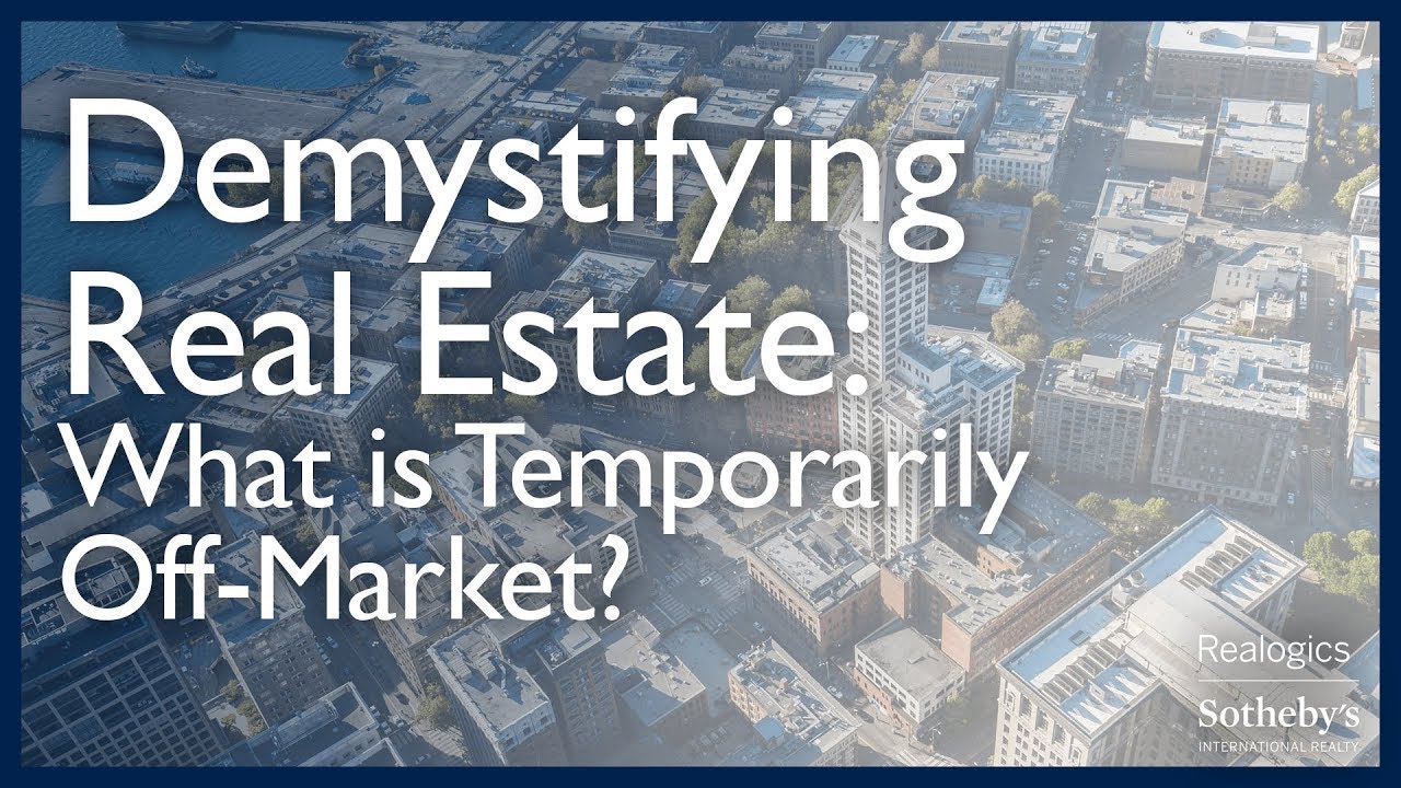 Demystifying Real Estate: What is Temporarily Off Market?