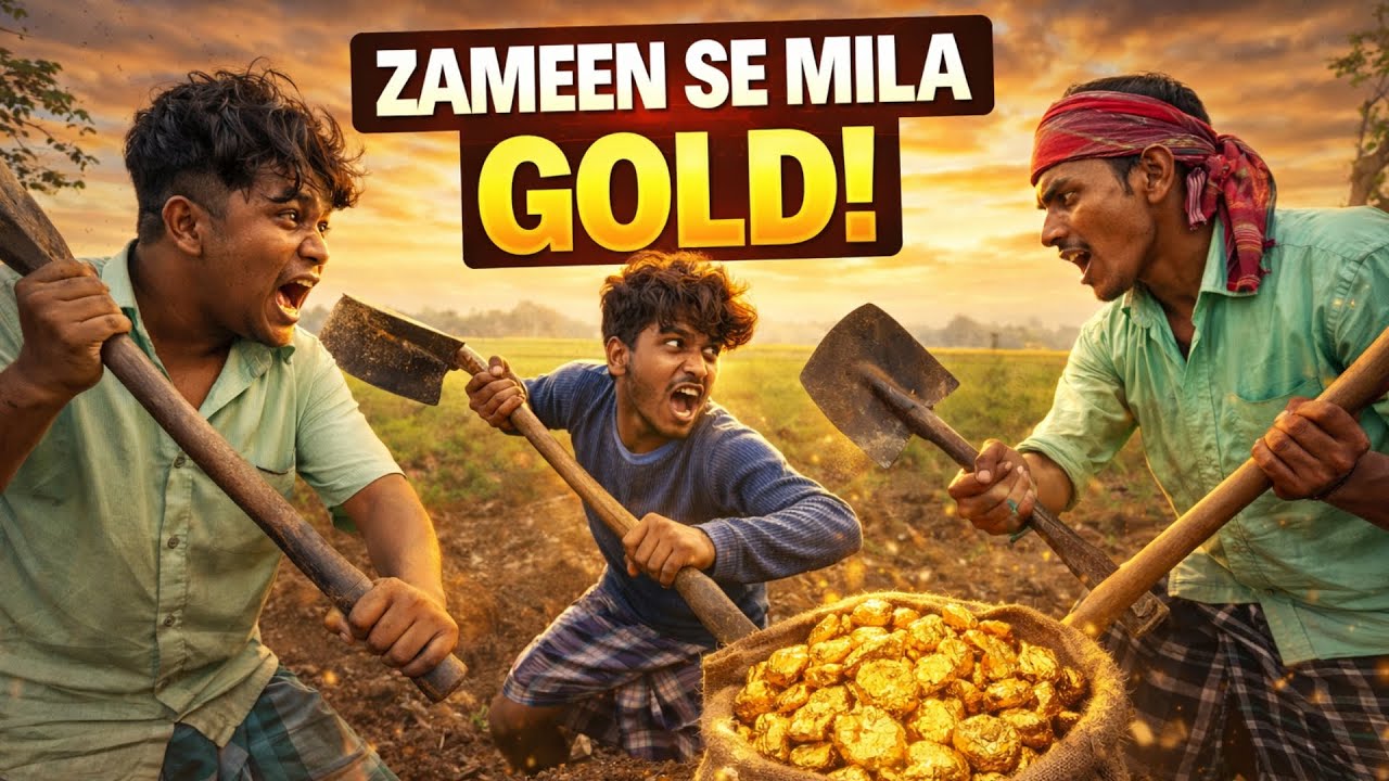 ZAMEEN SE MILA GOLD 😱 | Comedy4You