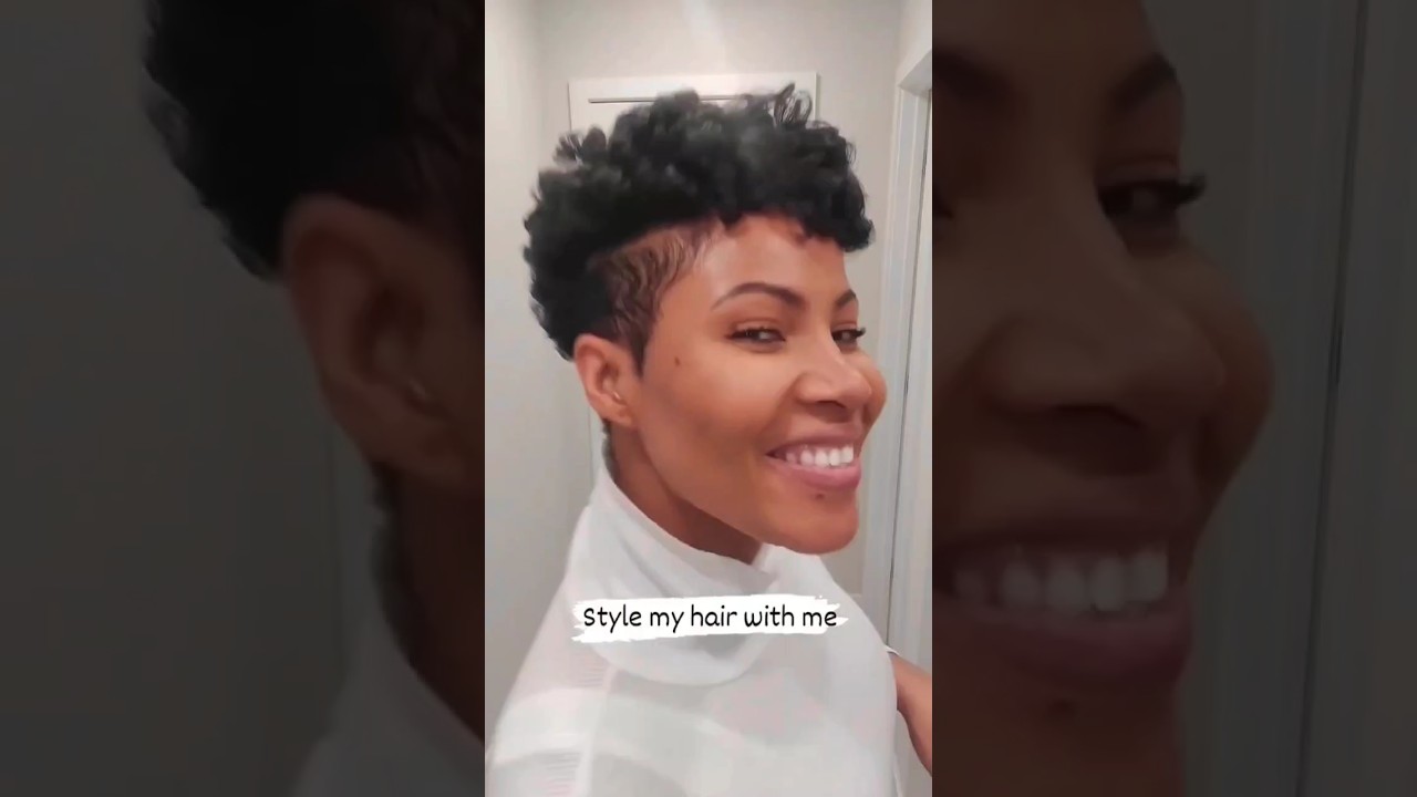 Perm rod set on short natural hair 😍 | Type 4 hair