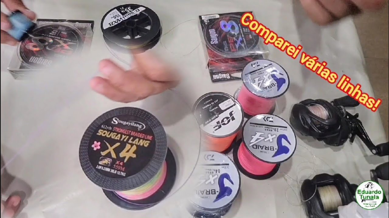 Linha multifilamento Sougayilang! Linha com melhor custo benefício! @sougayilangofficial7092
