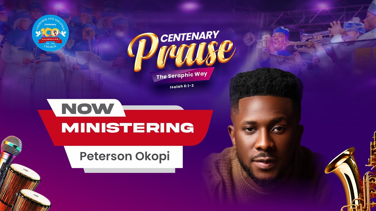 Ministration by Peterson Okopi at the Cherubim and Seraphim Centenary Praise Night