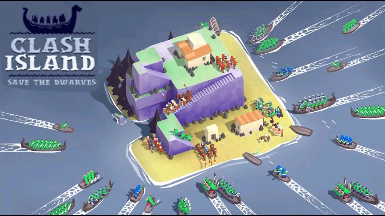 Лучший клон Bad North на андроид! - Clash Island