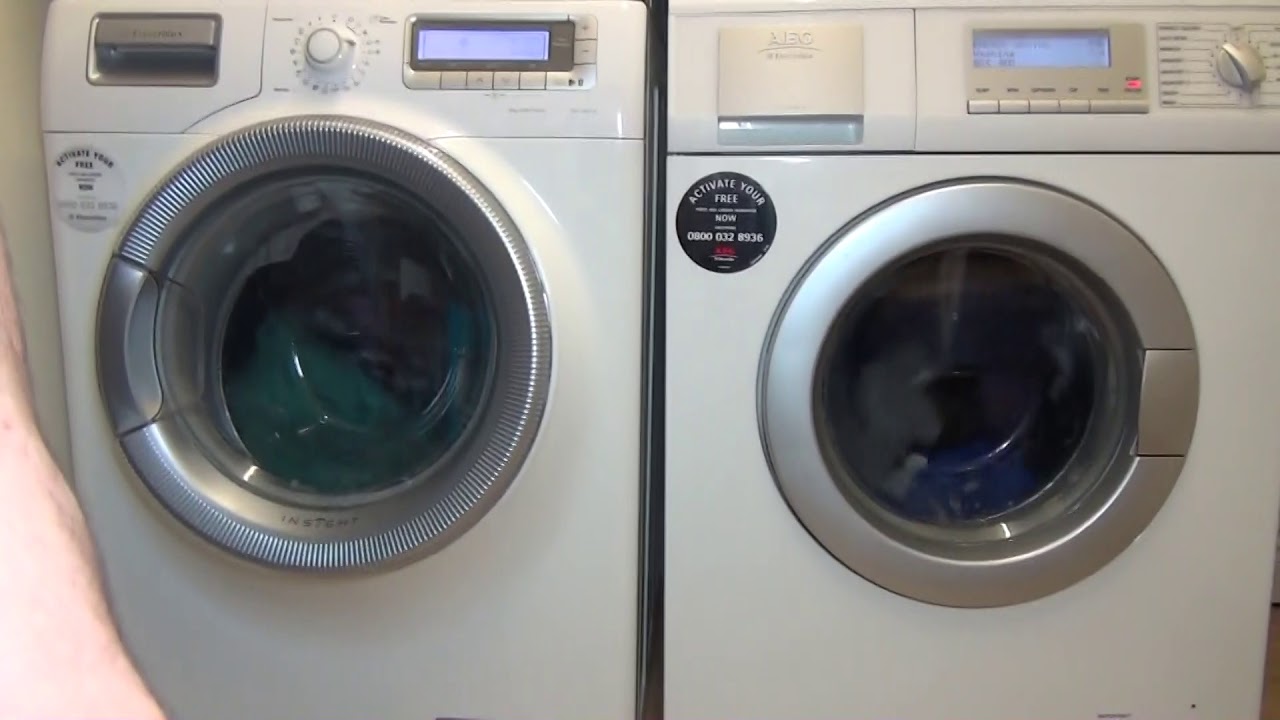 Wash Race No.8 - AEG lavamat L88810 vs Electrolux Time Manager Cotton standard Eco 60'c (Full cycle)