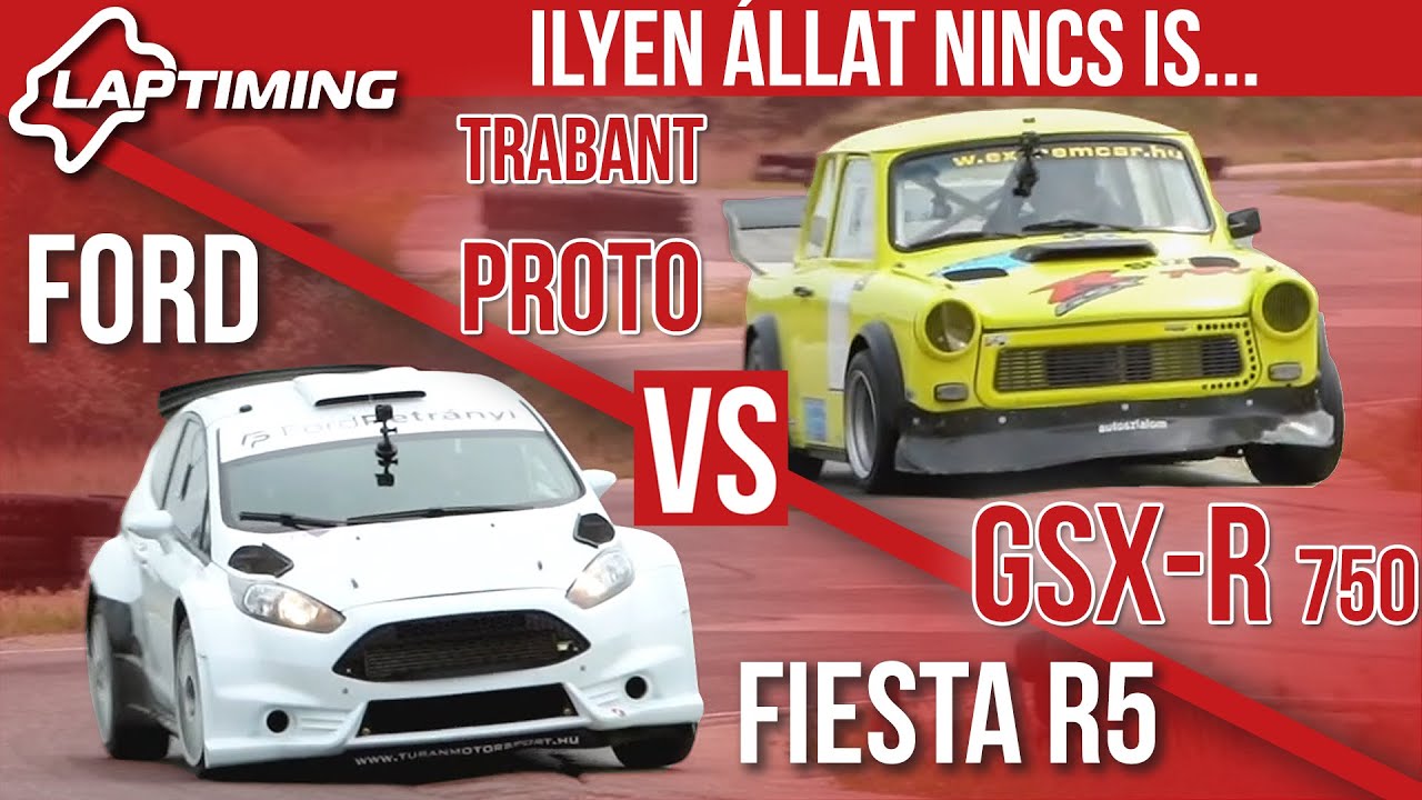 LAPTIMING: Ford Fiesta R5 vs. Trabant Proto GSX-R 750 (ep.126)