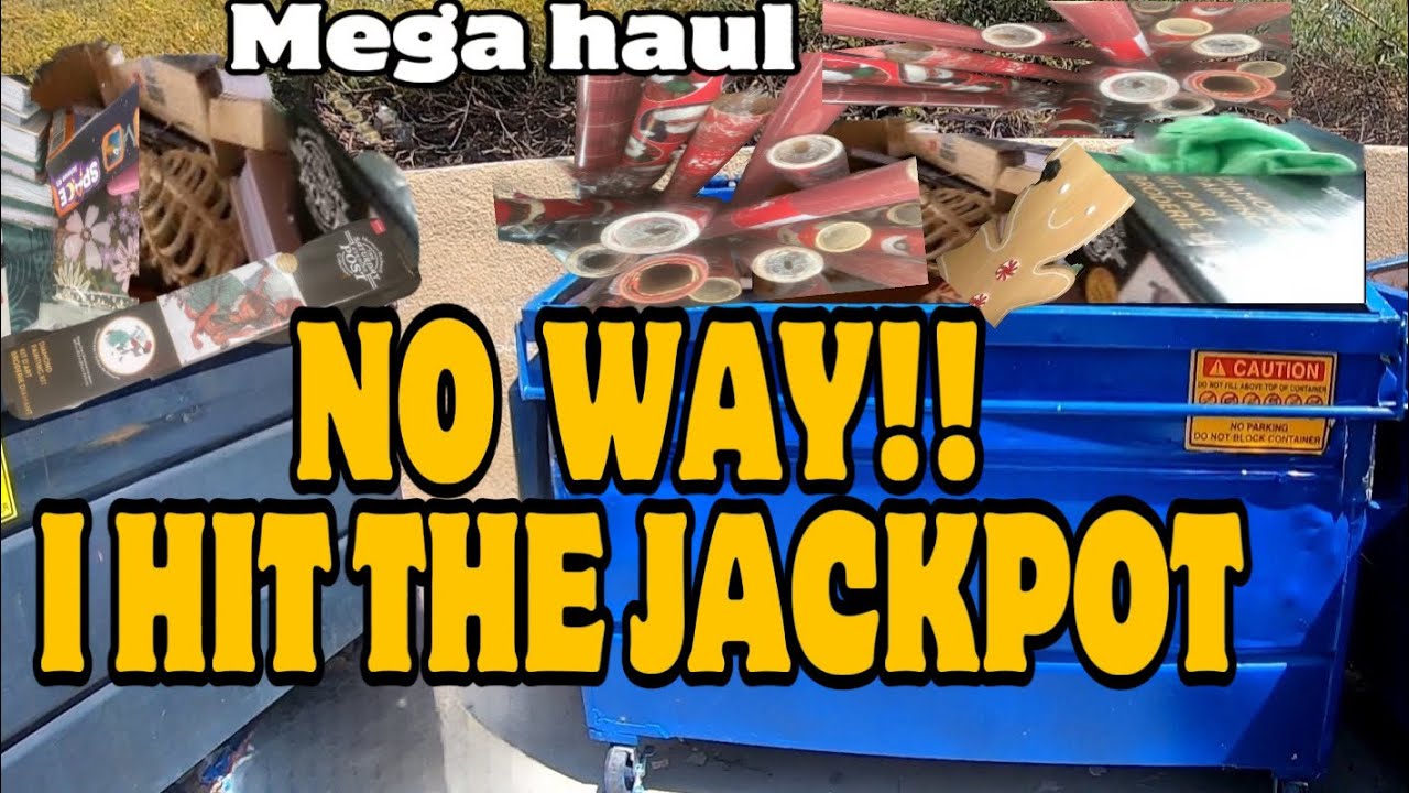 DUMPSTER DIVING - THESE DUMPSTERS ARE FULL OF EXPENSIVE ITEMS!!. I HIT THE JACKPOT