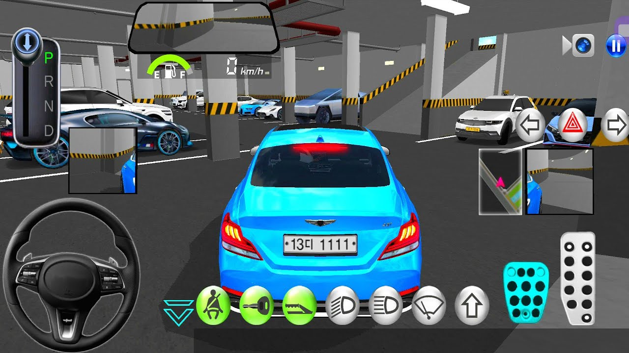 New Blue Mercedes G63 For Parking - 3d Driving Class android game - Car Games