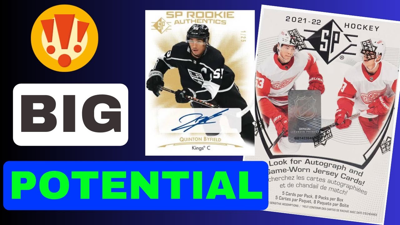 2021-22 UPPER DECK SP HOCKEY BLASTER BOX BREAK!