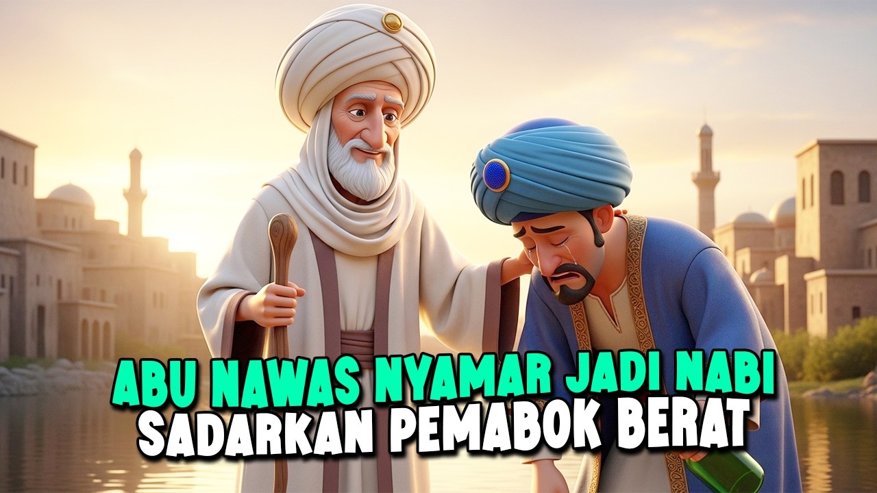 ABU NAWAS MENYAMAR JADI NABI UNTUK SADARKAN PEMABOK BERAT - CERITA JENAKA PENGANTAR TIDUR