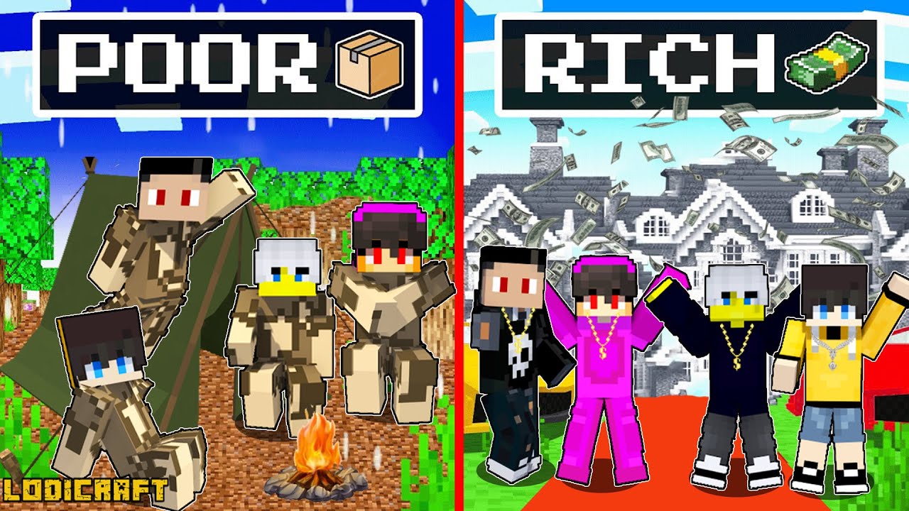 From POOR to RICH in Minecraft. (TAGALOG)