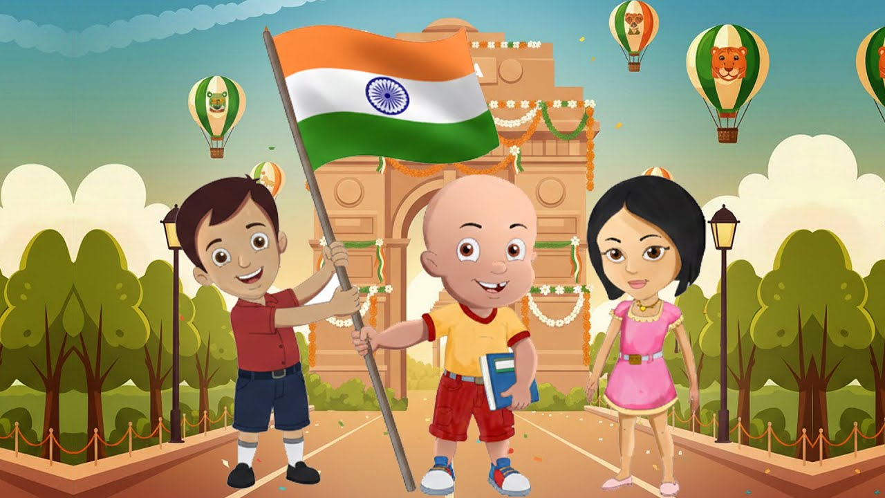 Mighty Raju - Republic Day Celebration | Tiranga Celebration Kids | Kids Cartoon Hindi
