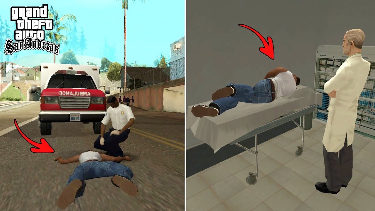 What Really Happens After Wasted in GTA San Andreas! | Real Hospital Mod