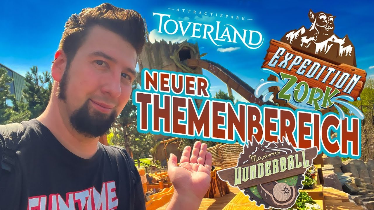 TOVERLAND 2022 - NEUER Themenbereich | Wildwasserbahn Expedition Zork & Maximus' Wunderball im Test