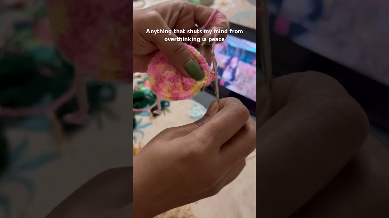 Crochet for beginners. Anything that shuts my mind from overthinking is peace.🕊️