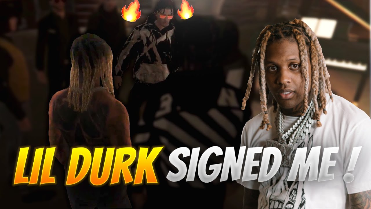 I FREESTYLED FOR LIL DURK & GOT SIGNED IN RP! | #GTARP  #TRENCHESRP