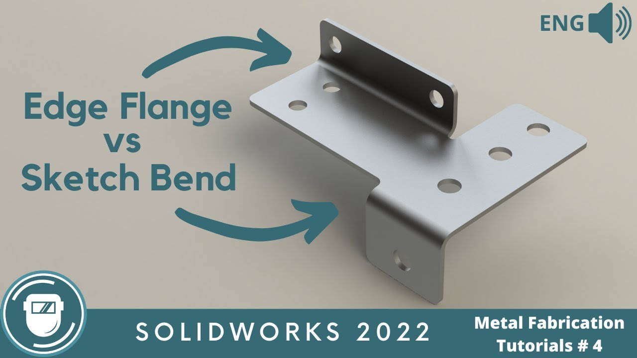 SOLIDWORKS: Кромка, фланец и изгиб эскиза: советы и рекомендации.
