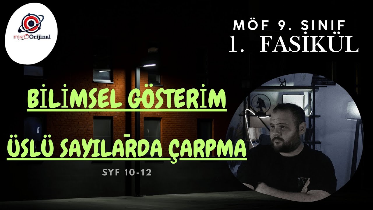 9. SINIF MÖF 1. FASİKÜL l ÜSLÜ SAYILARDA ÇARPMA BÖLME
