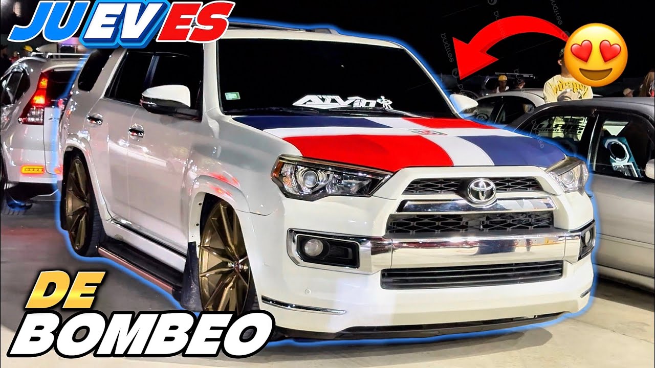 ASÍ SE LLENÓ LA BOMBA EL JUEVES DE BOMBEO🔥🇩🇴 (Banderas en los Bonetes) 🔥